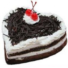 2 KG Heart Shape Black Forest Cake